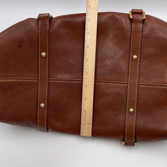 DOONEY & BOURKE Florentine Large Satchel Chestnut Brown Serial #J3856550 - Picture 15 of 16